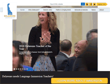 Tablet Screenshot of joindelawareschools.org